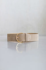 SUEDE BELT TAMMY - BEIGE - ACCESSOIRES - SCAPA FASHION - SCAPA OFFICIAL