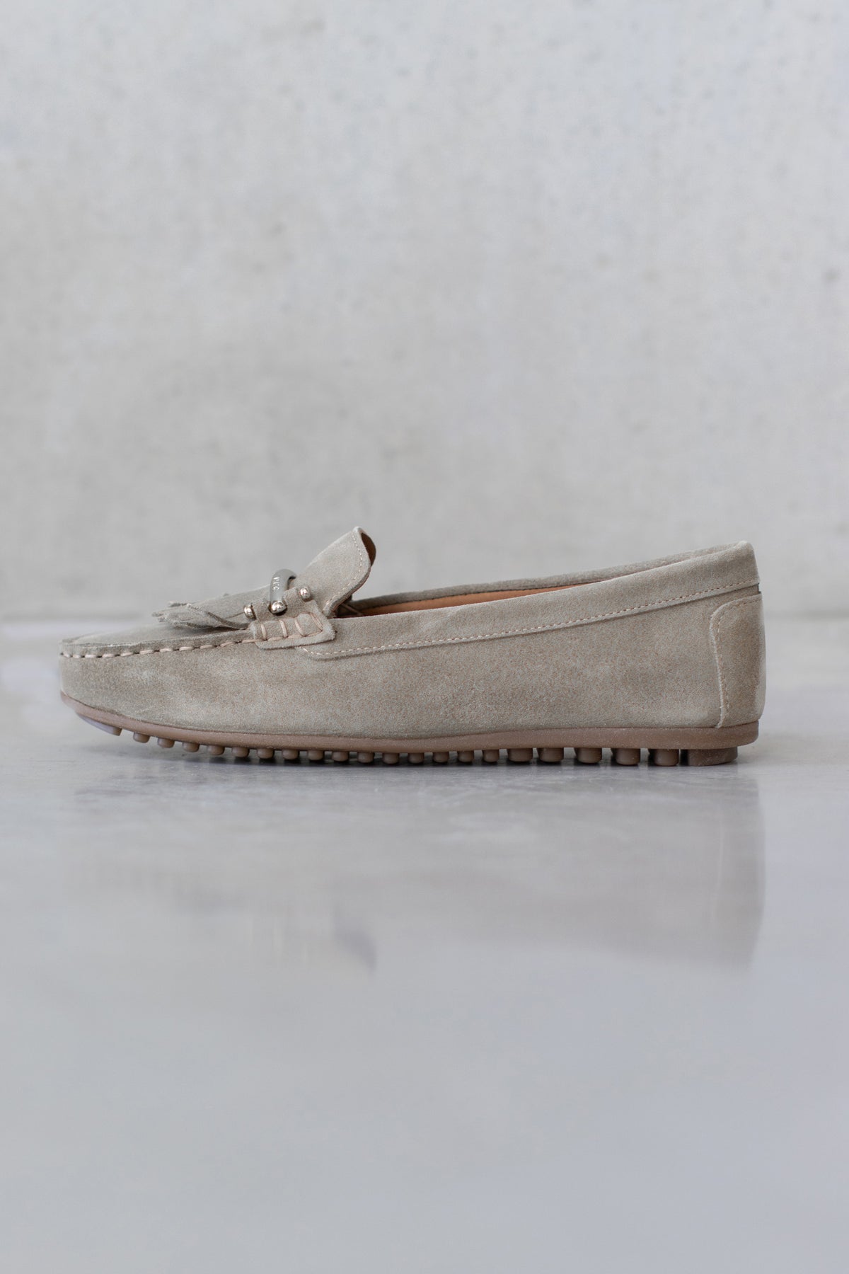 SUEDE MOCCASIN - COGNAC & SAND - SHOES - SCAPA FASHION - SCAPA OFFICIAL