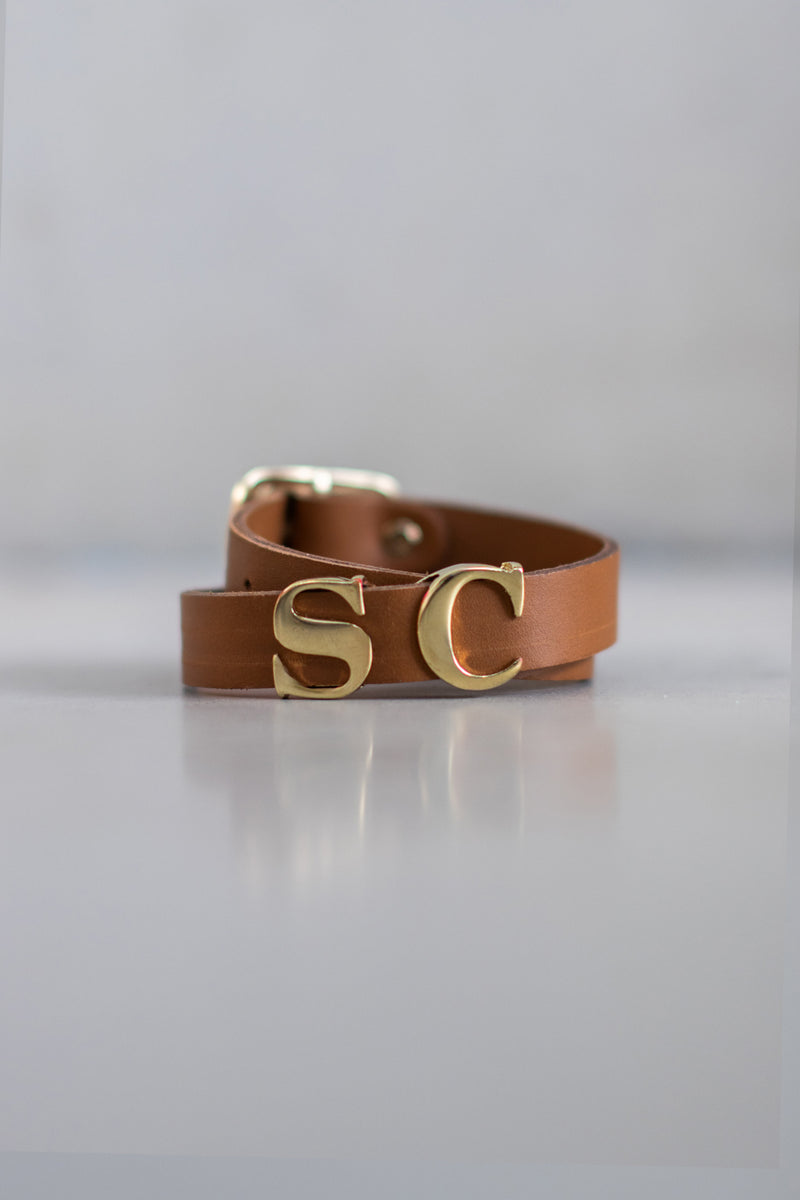 Trevor leather bracelet - Navy - ACCESSOIRES - SCAPA FASHION - SCAPA OFFICIAL