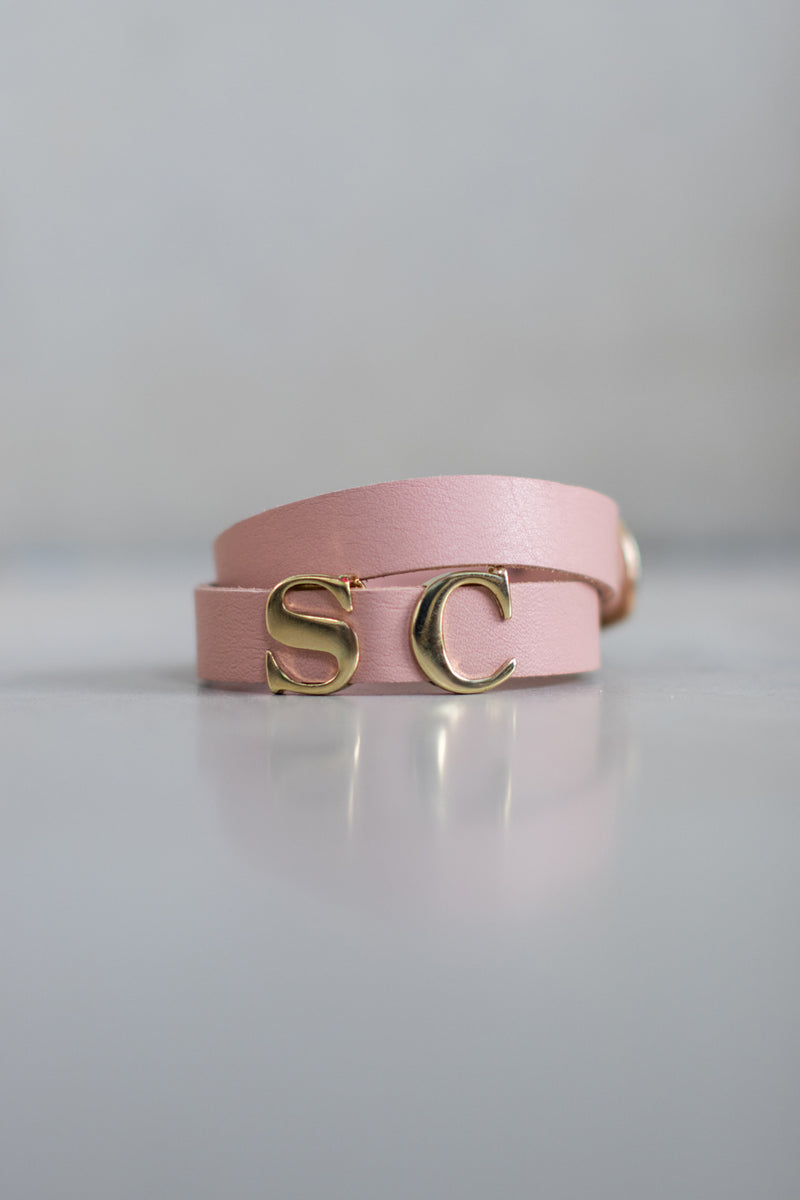 Trevor leather bracelet - Navy - ACCESSOIRES - SCAPA FASHION - SCAPA OFFICIAL