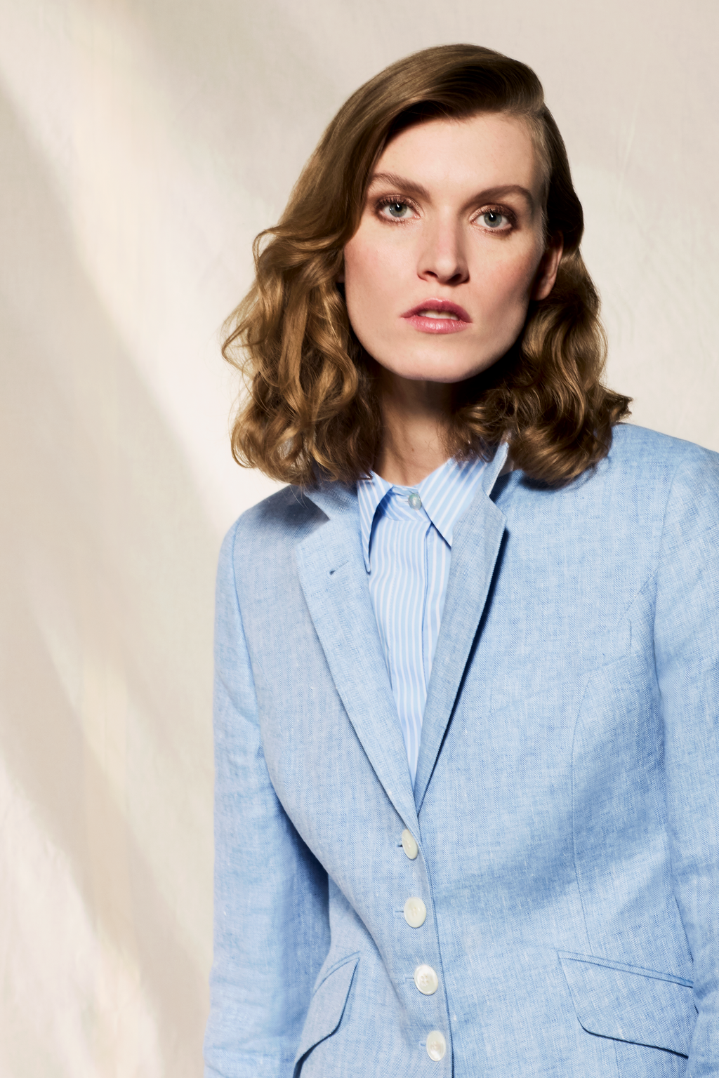 STRIPED SHIRT NASHA - SHIRTS - SCAPA FASHION - SCAPA OFFICIAL
