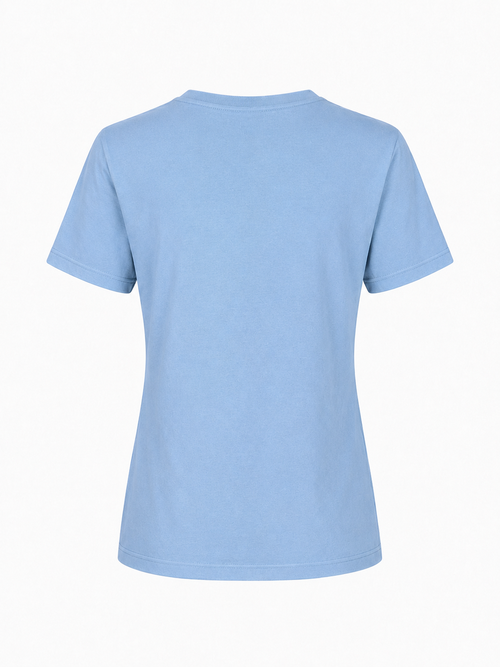 SHORT SLEEVE COTTON T-SHIRT GISELLE- AZURE BLUE