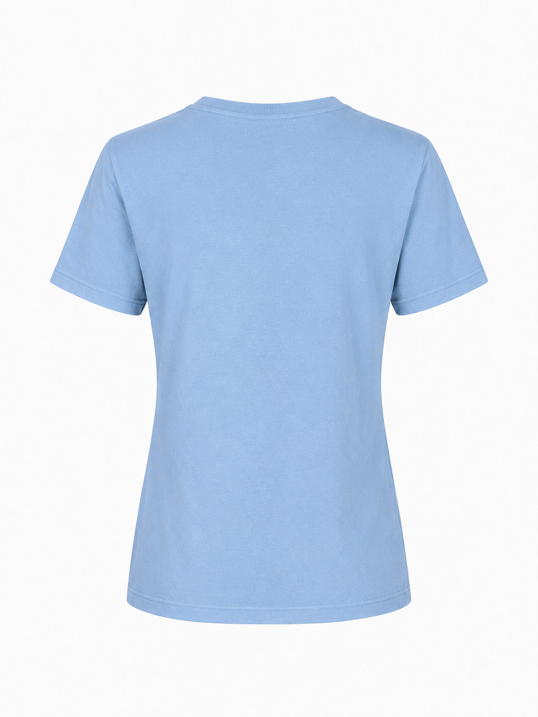 SHORT SLEEVE COTTON T-SHIRT GISELLE- AZURE BLUE - SHIRTS - SCAPA FASHION - SCAPA OFFICIAL