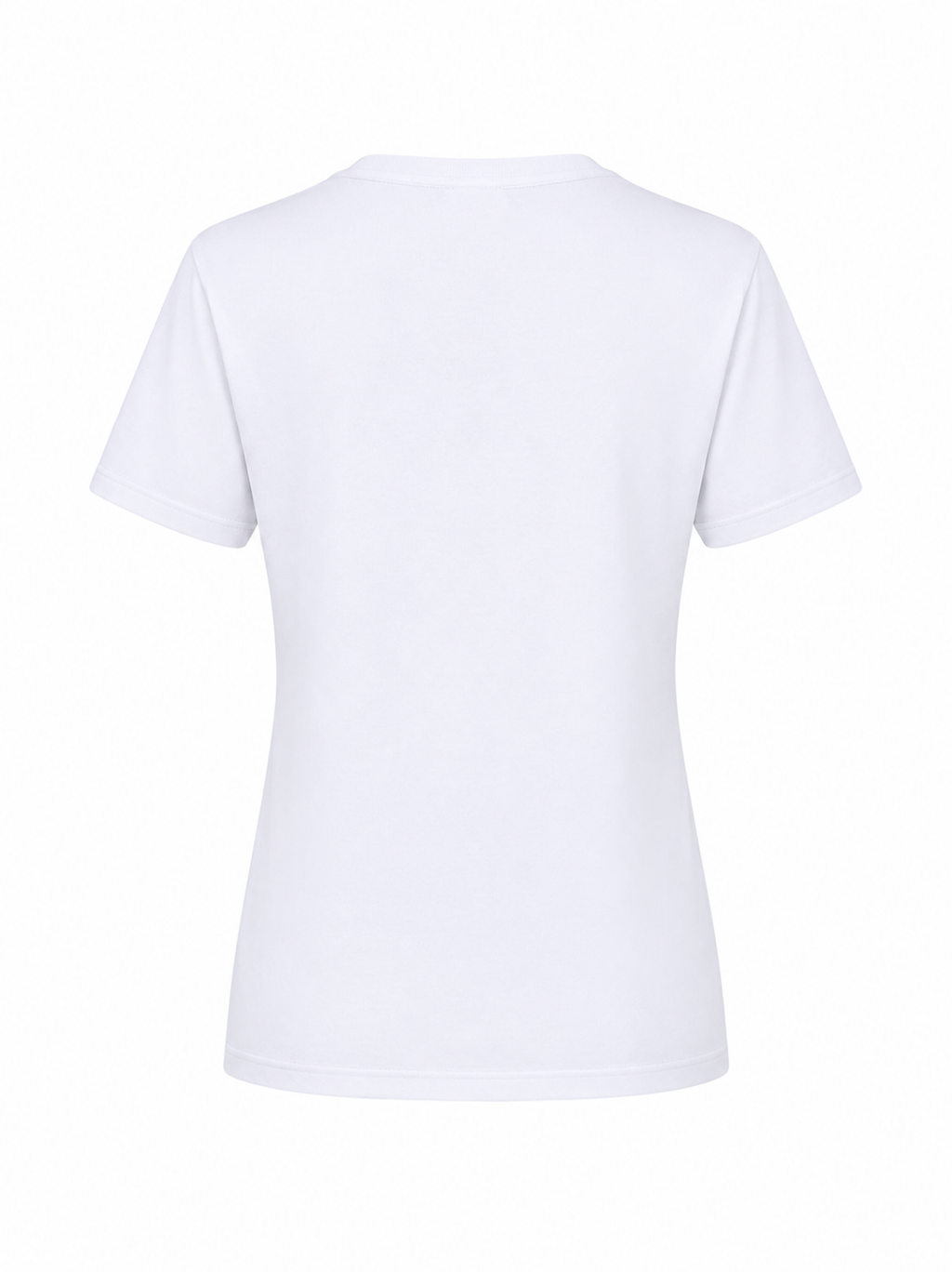 SHORT SLEEVE COTTON T-SHIRT GISELLE - WHITE
