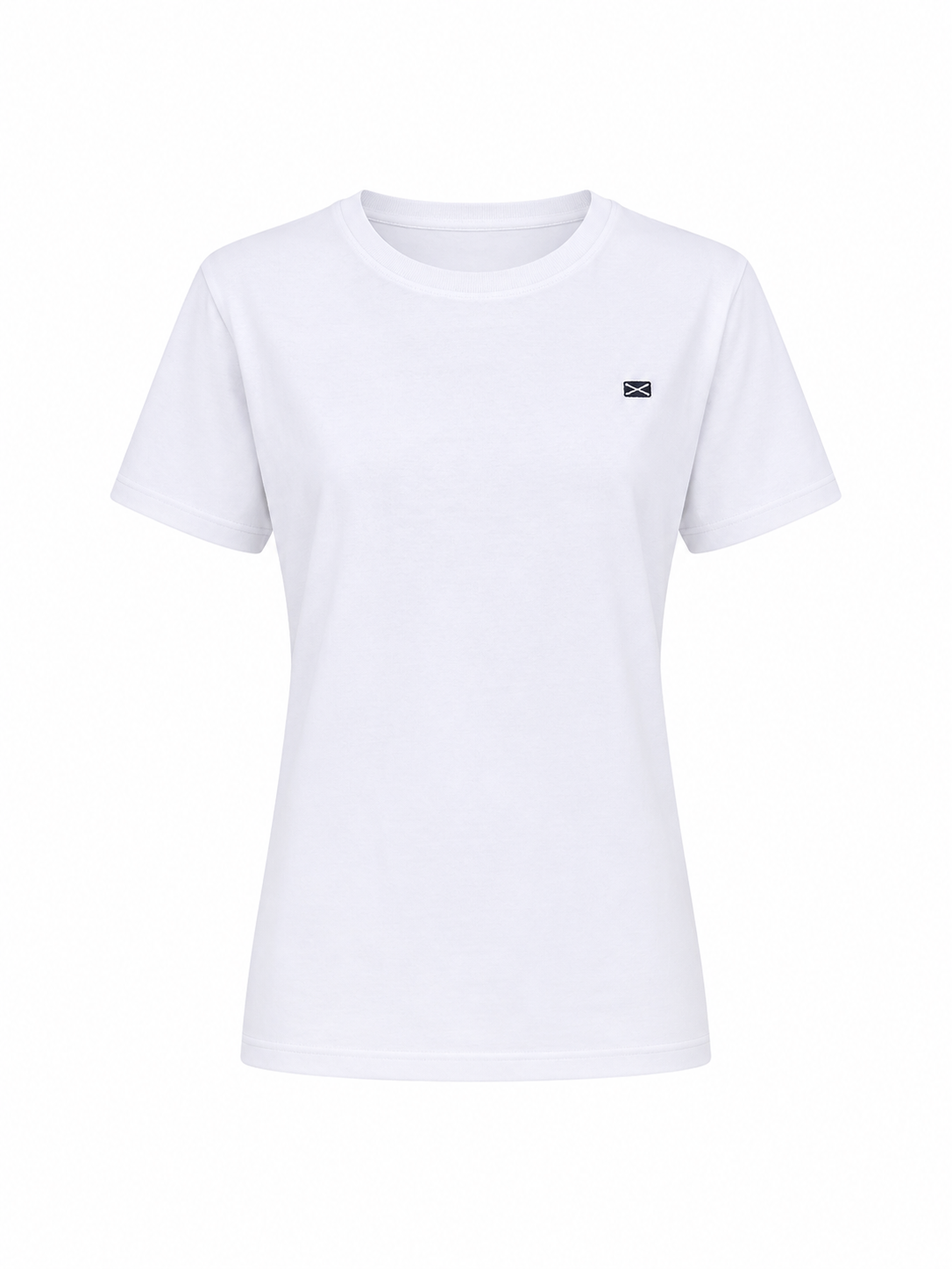 SHORT SLEEVE COTTON T-SHIRT GISELLE - WHITE - SHIRTS - SCAPA FASHION - SCAPA OFFICIAL