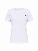 SHORT SLEEVE COTTON T-SHIRT GISELLE - WHITE