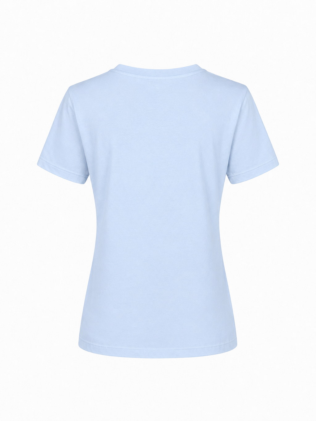 COTTON V-NECK T-SHIRT GITTE - NAVY/LILAC/LIGHT BLUE/LIGHT PINK/BLUE/SOFT RED
