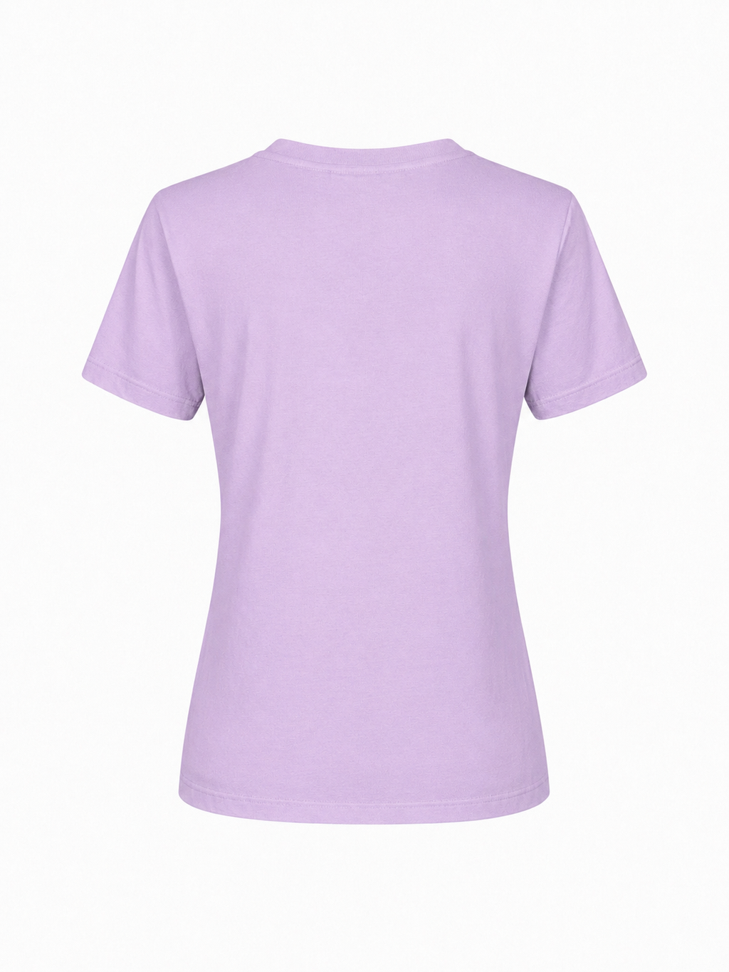 COTTON V-NECK T-SHIRT GITTE - NAVY/LILAC/LIGHT BLUE/LIGHT PINK/BLUE/SOFT RED