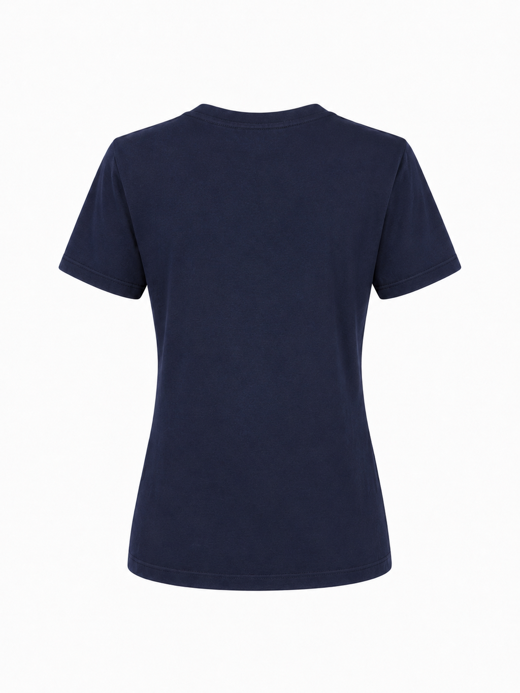 COTTON V-NECK T-SHIRT GITTE - NAVY/LILAC/LIGHT BLUE/LIGHT PINK/BLUE/SOFT RED