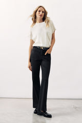 STRAIGHT-LEGG TROUSER WINSTER - NAVY/WHITE/SAND - TROUSERS - SCAPA FASHION - SCAPA OFFICIAL
