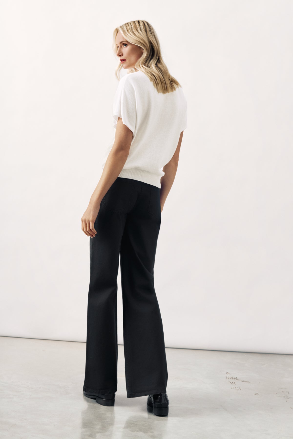 STRAIGHT-LEGG TROUSER WINSTER - NAVY/WHITE/SAND - TROUSERS - SCAPA FASHION - SCAPA OFFICIAL