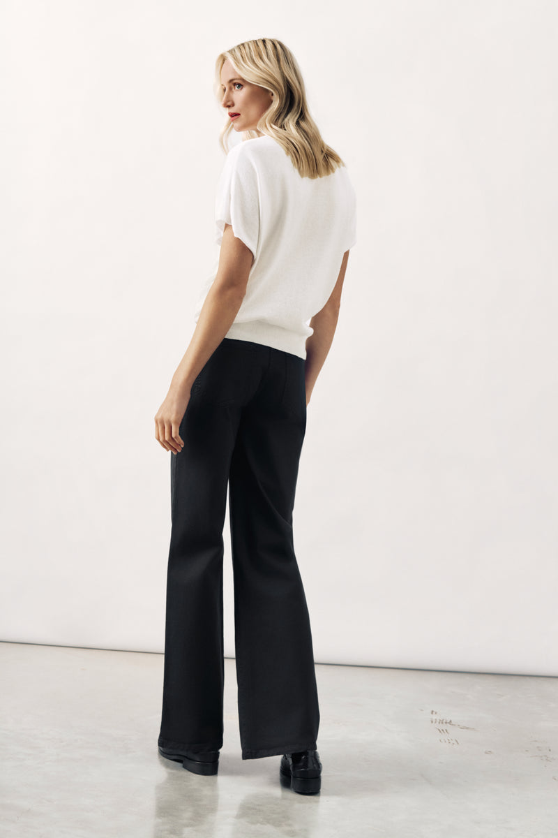 STRAIGHT-LEGG TROUSER WINSTER - NAVY/WHITE/SAND - TROUSERS - SCAPA FASHION - SCAPA OFFICIAL