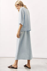 RELAXED LINEN SHIRT KIM - SHIRTS - SCAPA FASHION - SCAPA OFFICIAL