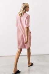 RELAXED V-NECK LINEN DRESS SOPHIAS - 7 colours - DRESSES - SCAPA FASHION - SCAPA OFFICIAL