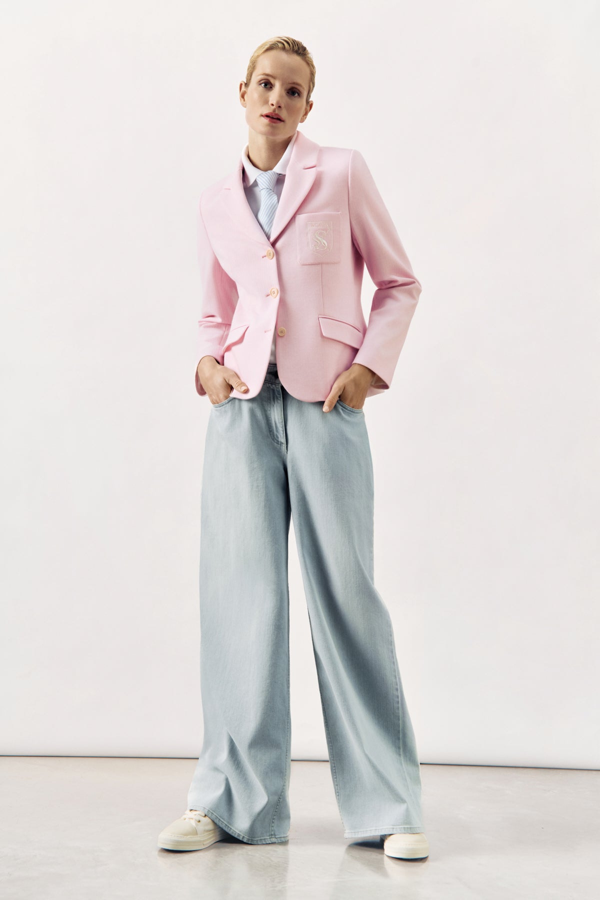 SCAPA SPORTS JACKET - BLAZER TRUMAN - LIGHT PINK - JACKETS - SCAPA FASHION - SCAPA OFFICIAL