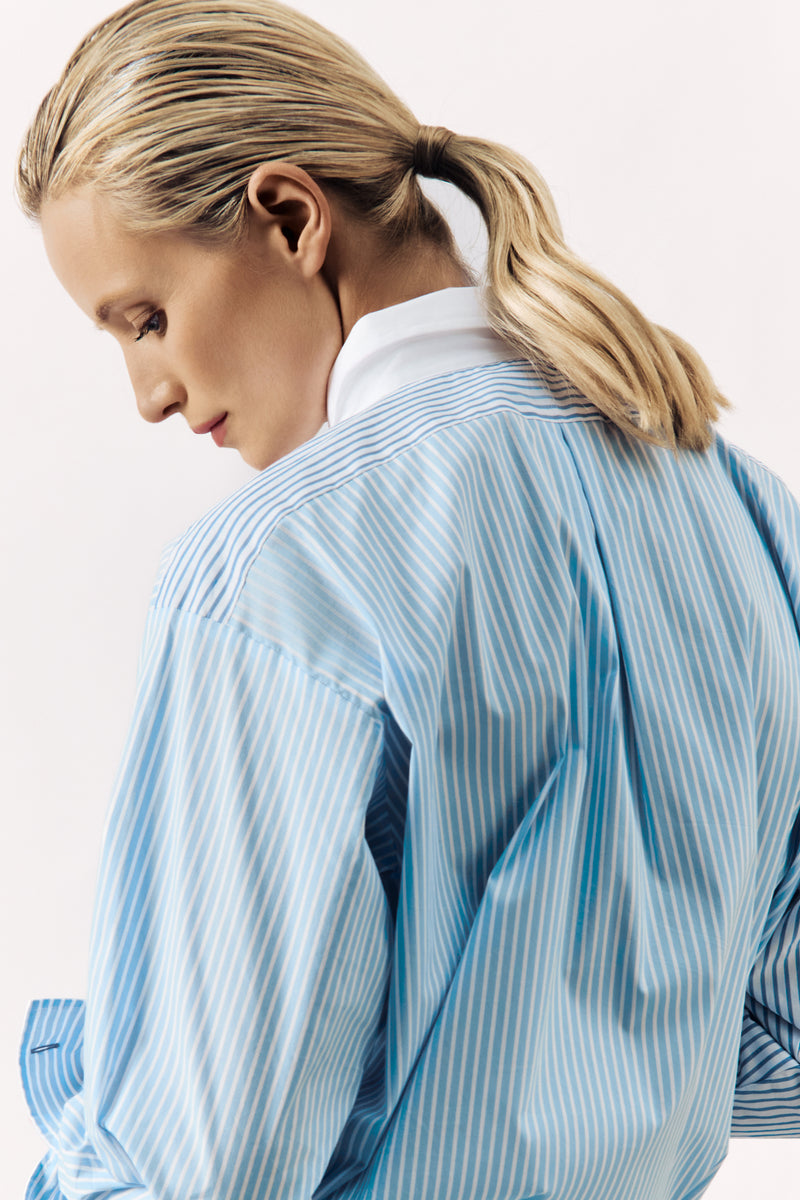 STRIPED COTTON SHIRT IMAN - SHIRTS - SCAPA FASHION - SCAPA OFFICIAL