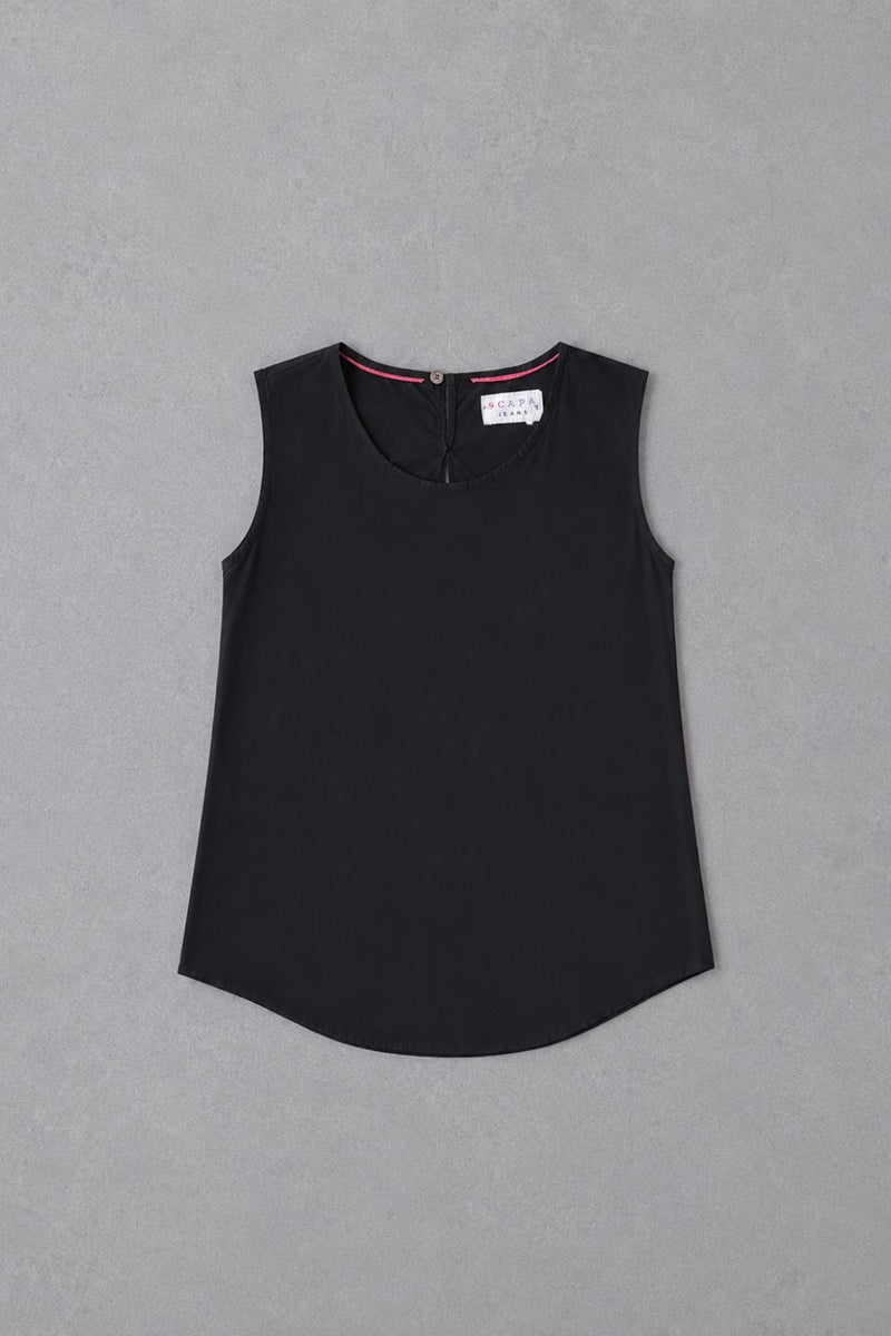 COTTON SHIRT TOP  LOUCILLE - WHITE/BLACK/RED/KHAKI/DARK BEIGE