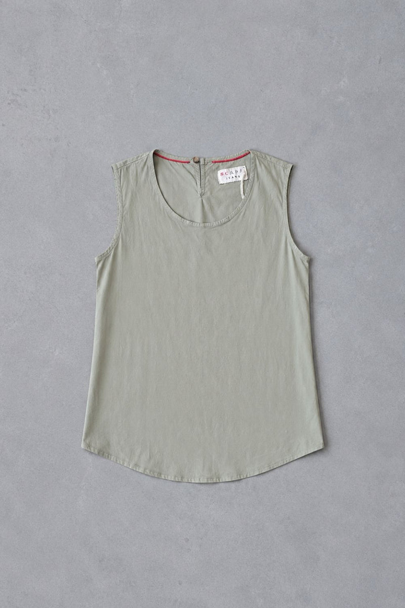 COTTON SHIRT TOP  LOUCILLE - WHITE/BLACK/RED/KHAKI/DARK BEIGE