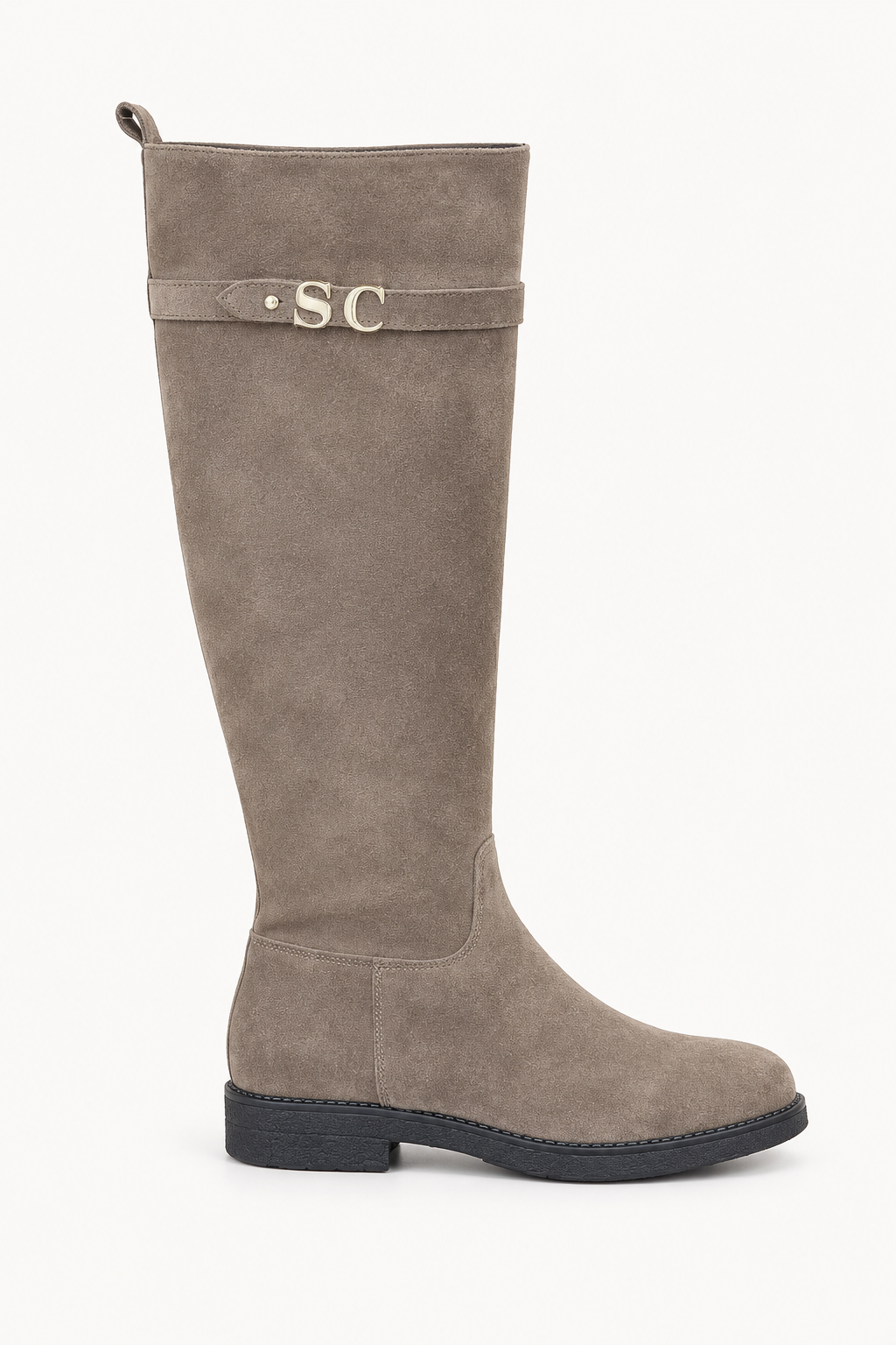 SUEDE BOOTS - TAUPE