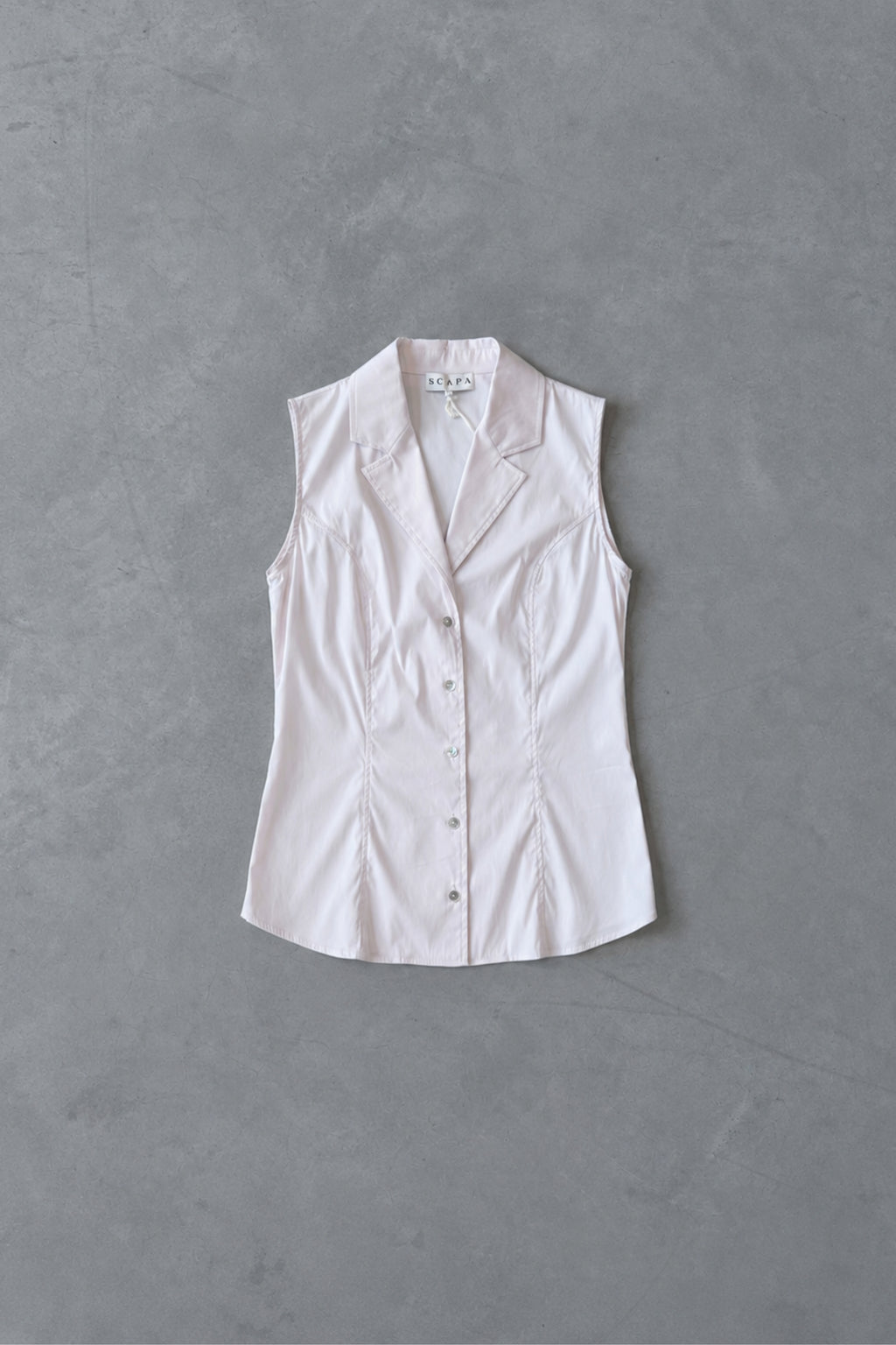 SHIRT TOP YAELLE - WHITE AND LIGHT PINK