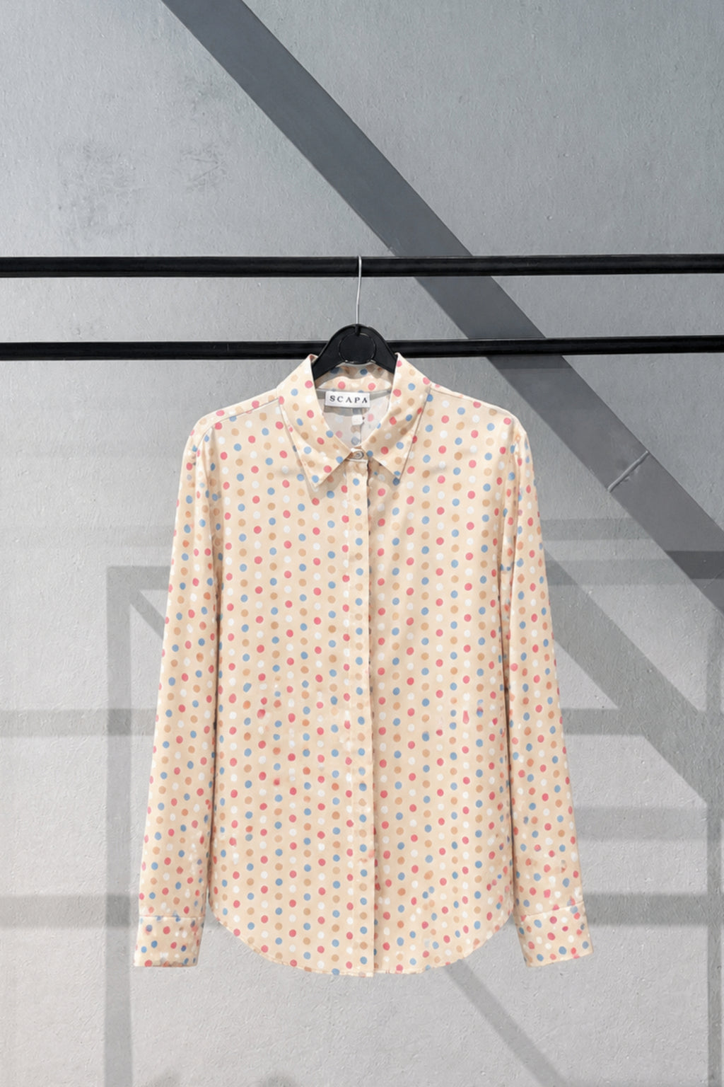 SILK SHIRT NASH - MULTI COLOR DOTTED