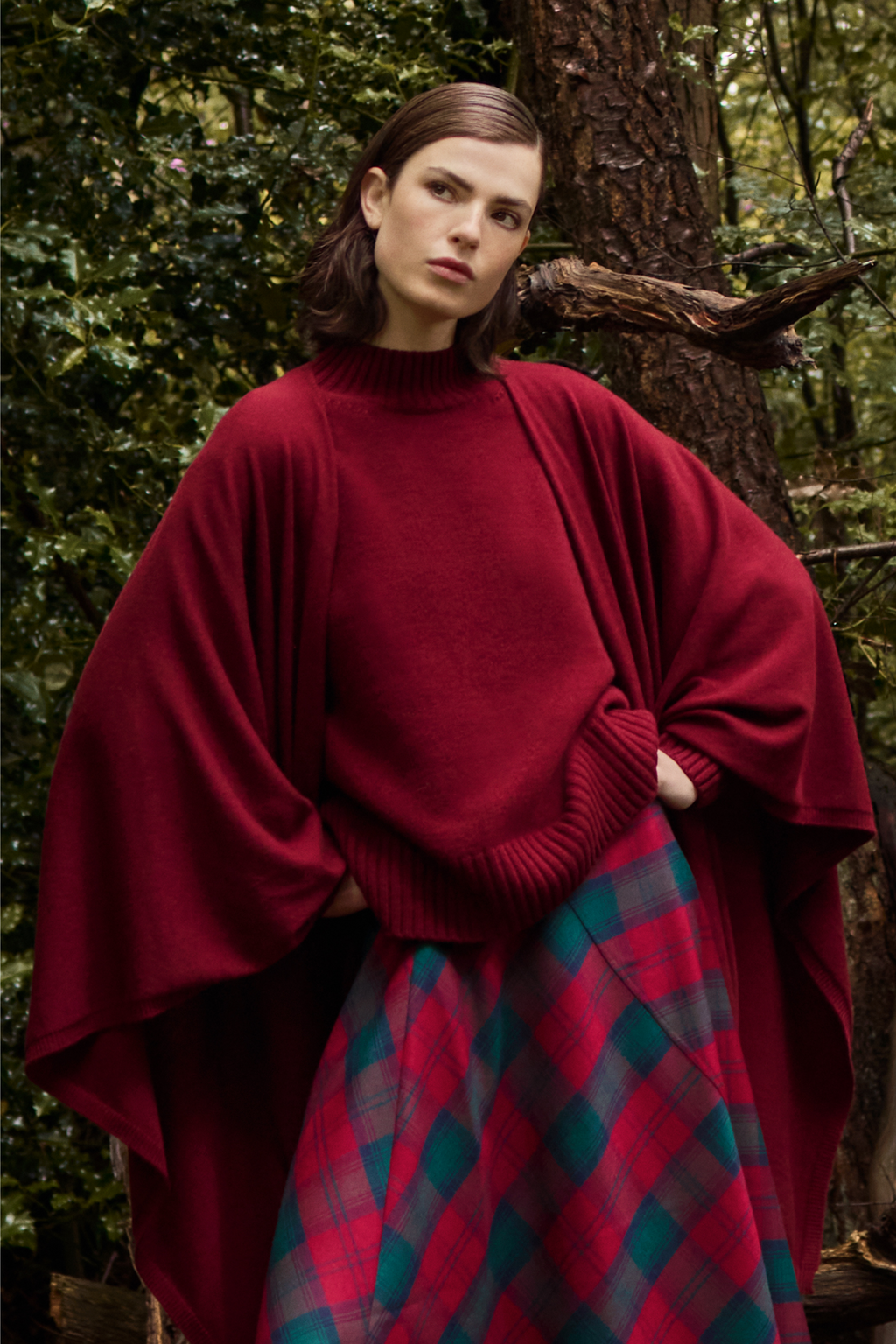 SUPERGEELONG MERINO WOOL PABLO PONCHO - ACCESSOIRES - SCAPA FASHION - SCAPA OFFICIAL