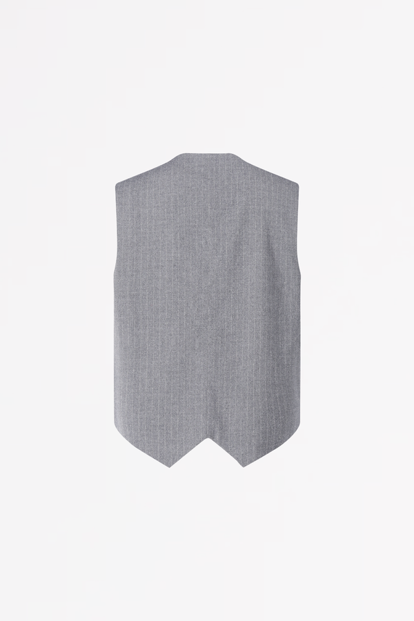 SCAPA FLOW - JANINE - WAISTCOAT - PINSTRIPED FABRIC 