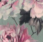 ITALIAN SILK FLORAL DRESS MADELINE - TEAL FLORALS - DRESSES - SCAPA FASHION - SCAPA OFFICIAL