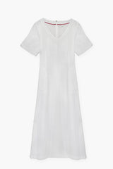 WASHED LINEN MAXI DRESS VIVIAN - DRESSES - SCAPA FASHION - SCAPA OFFICIAL