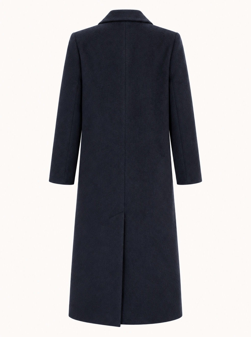 ALPACA WOOL COAT VICTORIA - NAVY