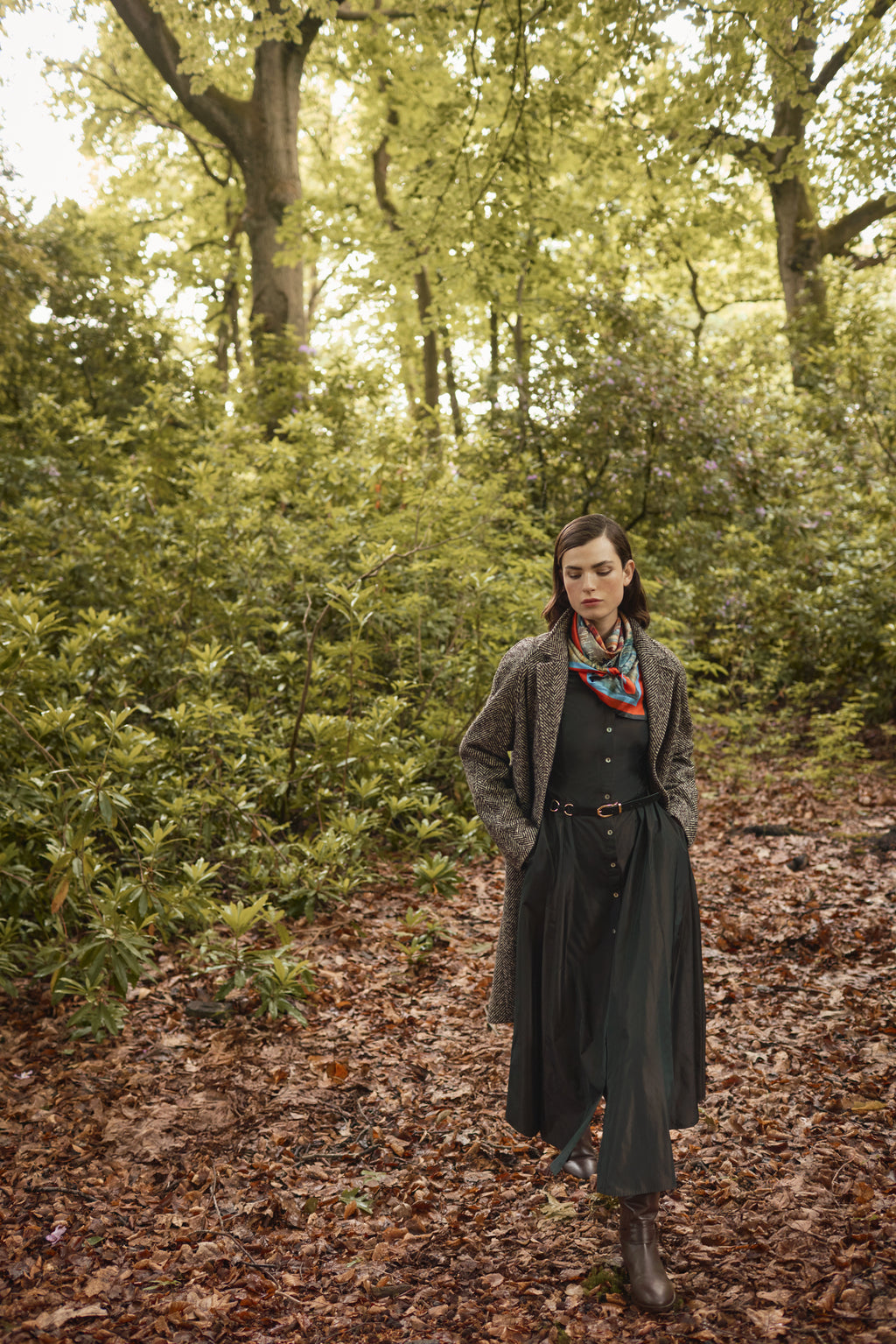 SILK SHAWL NILSC - IN COLLABORATION WITH NILS VERKAEREN - ACCESSOIRES - SCAPA FASHION - SCAPA OFFICIAL