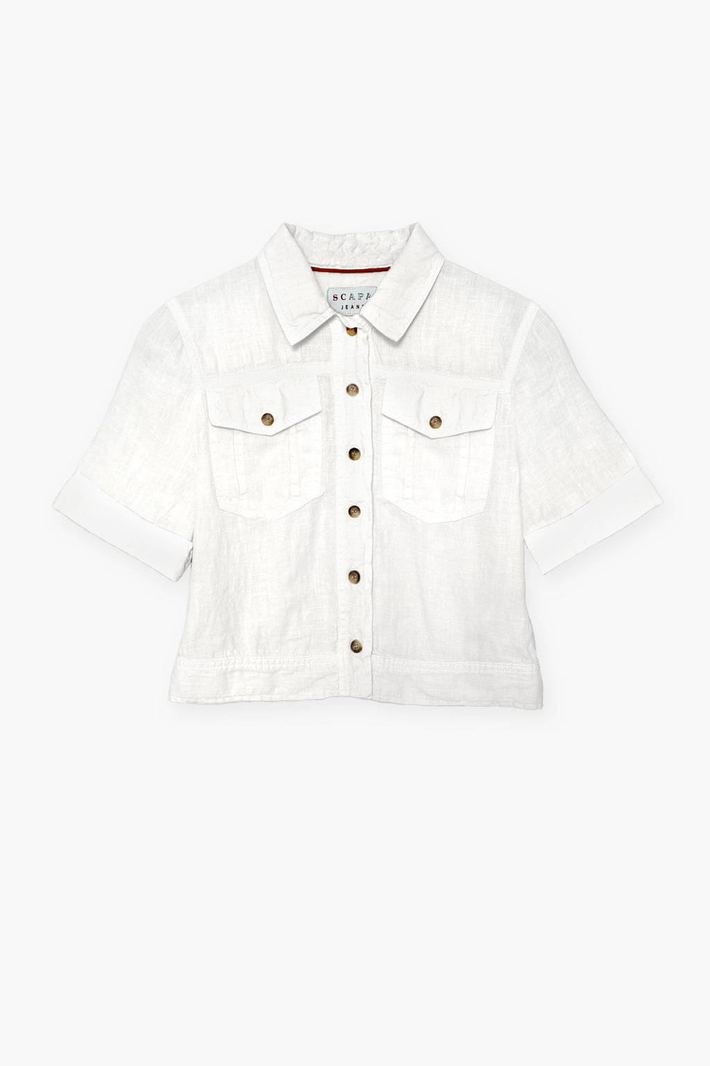 LINEN BUTTON DOWN SHIRT WILL - SHIRTS - SCAPA FASHION - SCAPA OFFICIAL