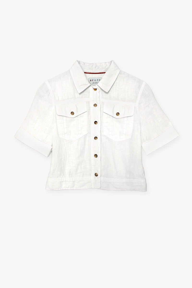LINEN BUTTON DOWN SHIRT WILL - SHIRTS - SCAPA FASHION - SCAPA OFFICIAL