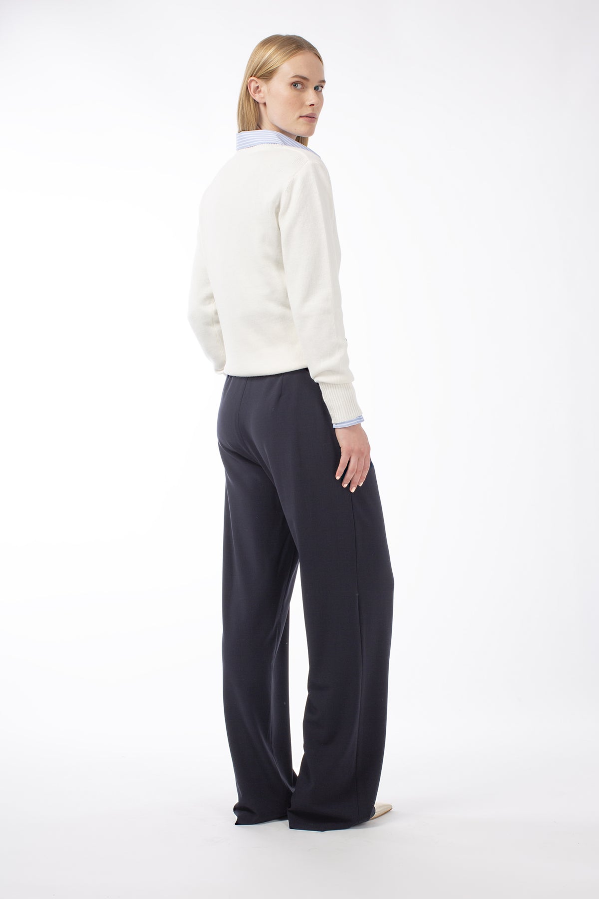COTTON MIXED CASHMERE PULL BLUSH - PULLS - SCAPA FASHION - SCAPA OFFICIAL