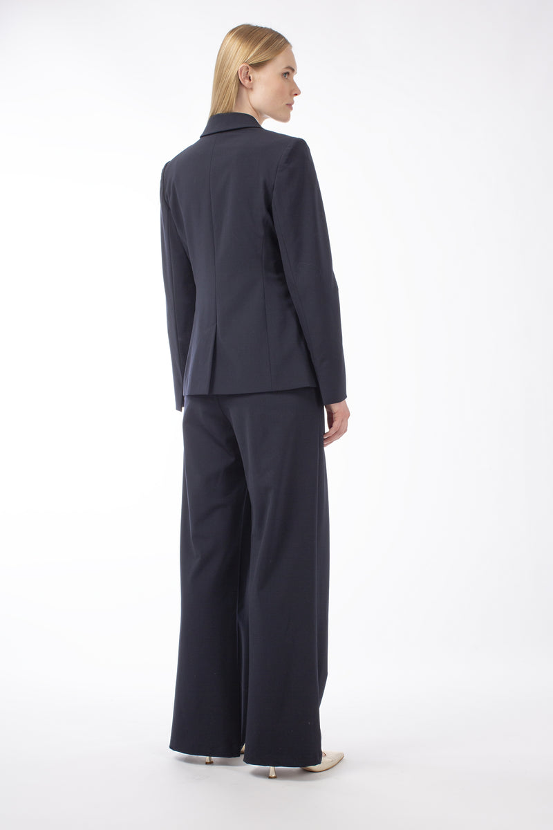 COOL WOOL NAVY JACKET LUNDI - JACKETS - SCAPA FASHION - SCAPA OFFICIAL