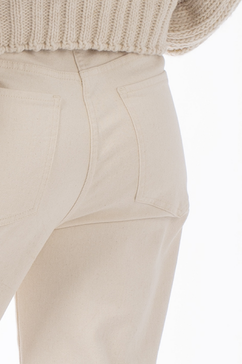 BOOTCUT TROUSER WINSTER NATURAL - TROUSERS - SCAPA FASHION - SCAPA OFFICIAL