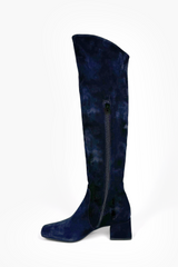 Suede knee-length boots Nadia