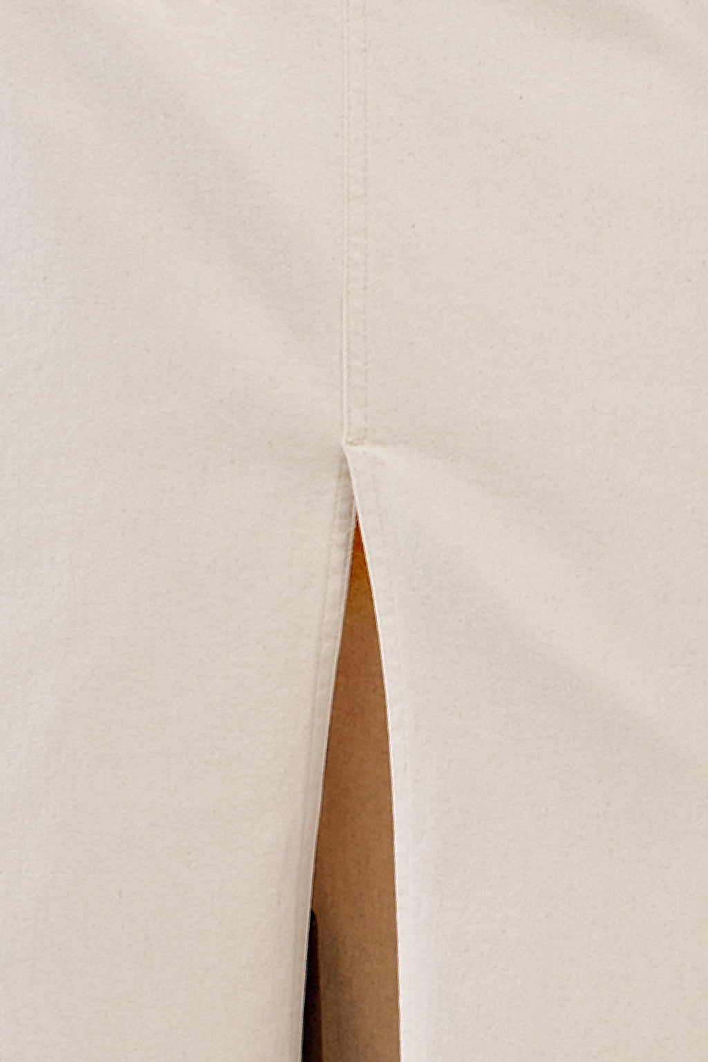 COTTON STRETCH TWILL DENIM FRONT SPLIT SKIRT MERYN - SKIRTS - SCAPA FASHION - SCAPA OFFICIAL