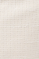 COTTON-BLEND BOUCLE MINI SKIRT DARLINGTON