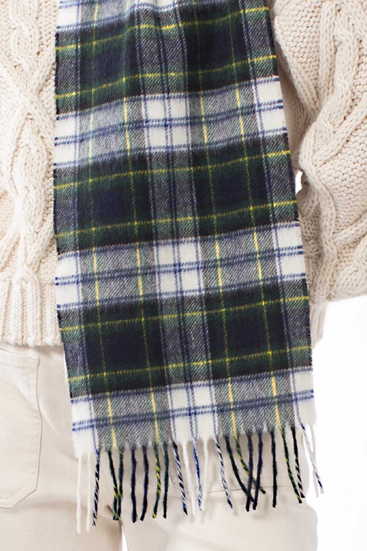 MERINO WOOL SHAWL GORDON - ACCESSOIRES - SCAPA FASHION - SCAPA OFFICIAL