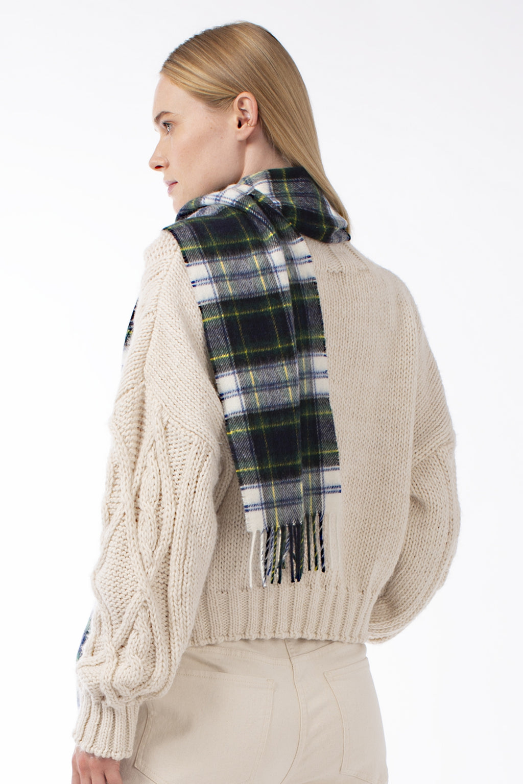 MERINO WOOL SHAWL GORDON - ACCESSOIRES - SCAPA FASHION - SCAPA OFFICIAL