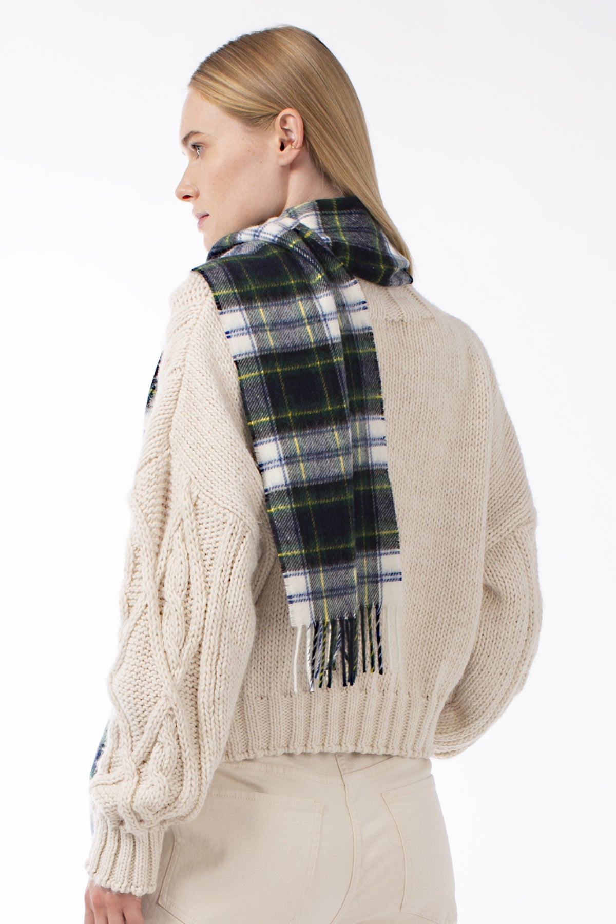 MERINO WOOL SHAWL GORDON - ACCESSOIRES - SCAPA FASHION - SCAPA OFFICIAL