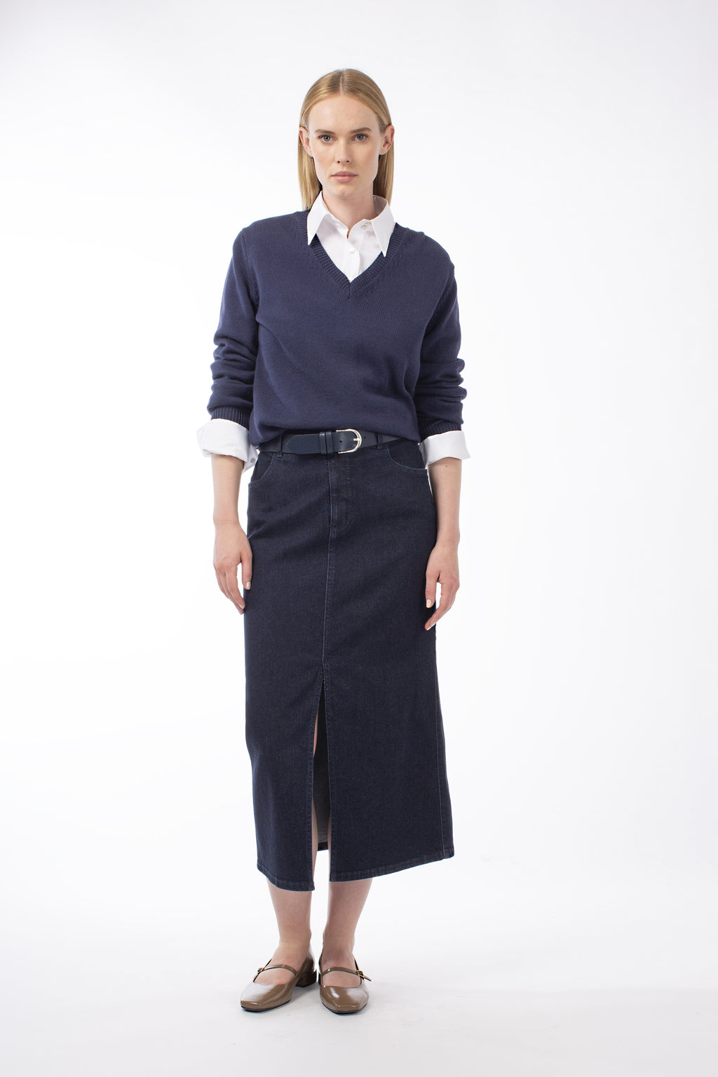 COTTON MIXED CASHMERE PULL BLUSH - PULLS - SCAPA FASHION - SCAPA OFFICIAL