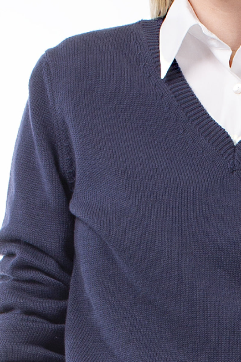 COTTON MIXED CASHMERE PULL BLUSH - PULLS - SCAPA FASHION - SCAPA OFFICIAL