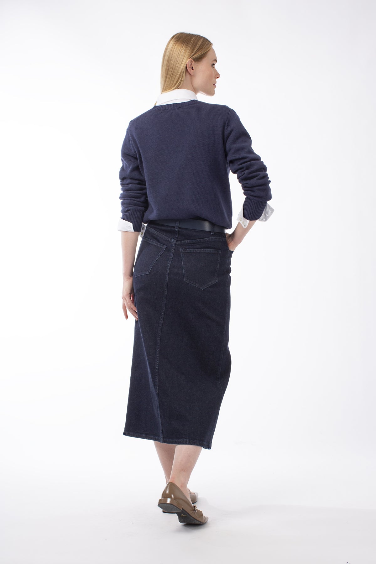 COTTON MIXED CASHMERE PULL BLUSH - PULLS - SCAPA FASHION - SCAPA OFFICIAL