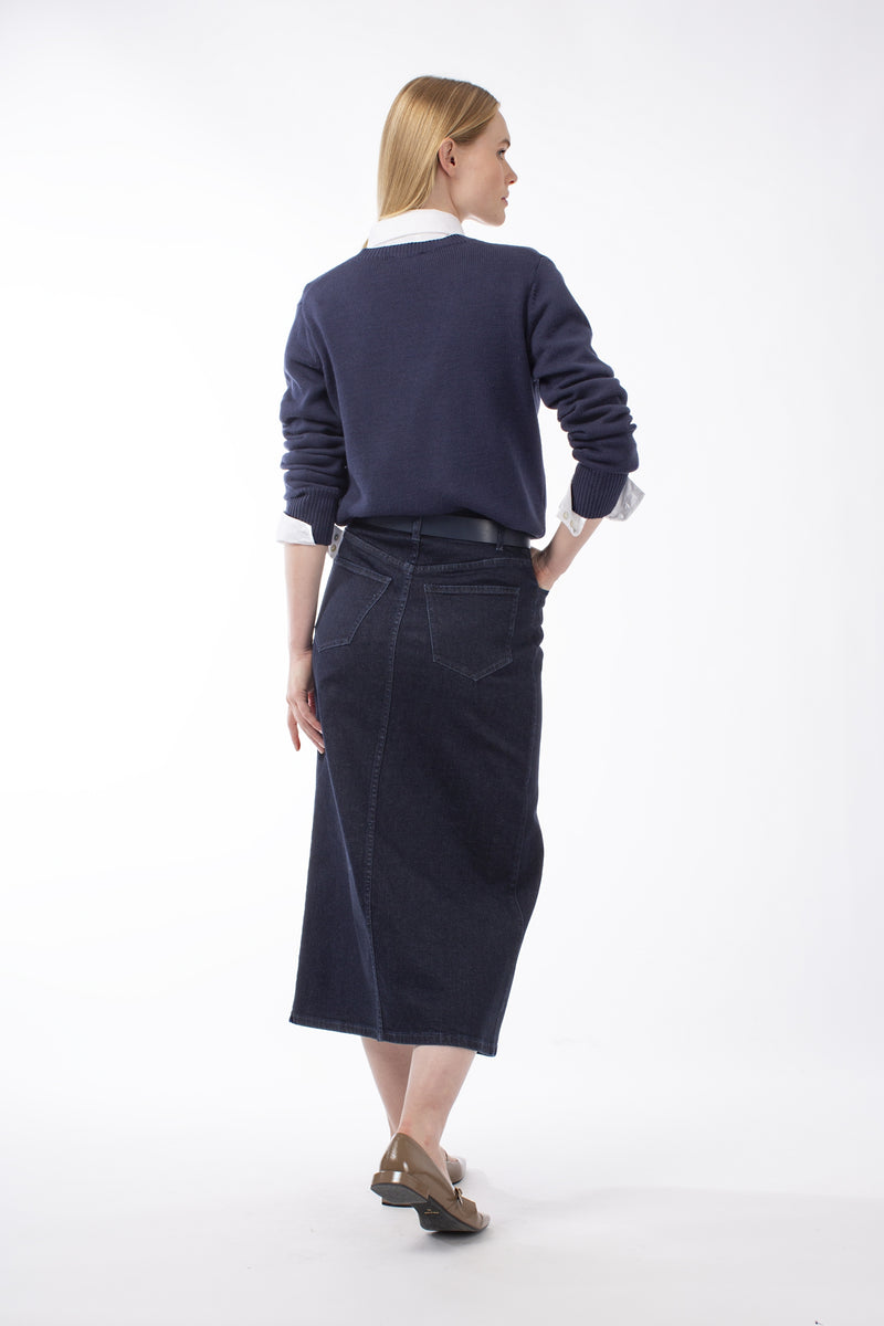 COTTON MIXED CASHMERE PULL BLUSH - PULLS - SCAPA FASHION - SCAPA OFFICIAL
