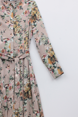 SILK PRINT MAXI DRESS CHANELLE