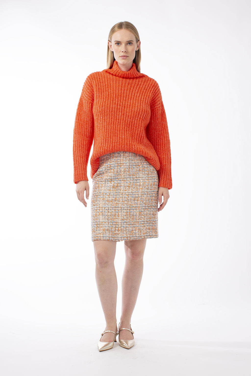 ALPACA WOOL RELAXED CHUNKY-KNIT JUMPER GIOLLINE - PULLS - SCAPA FASHION - SCAPA OFFICIAL