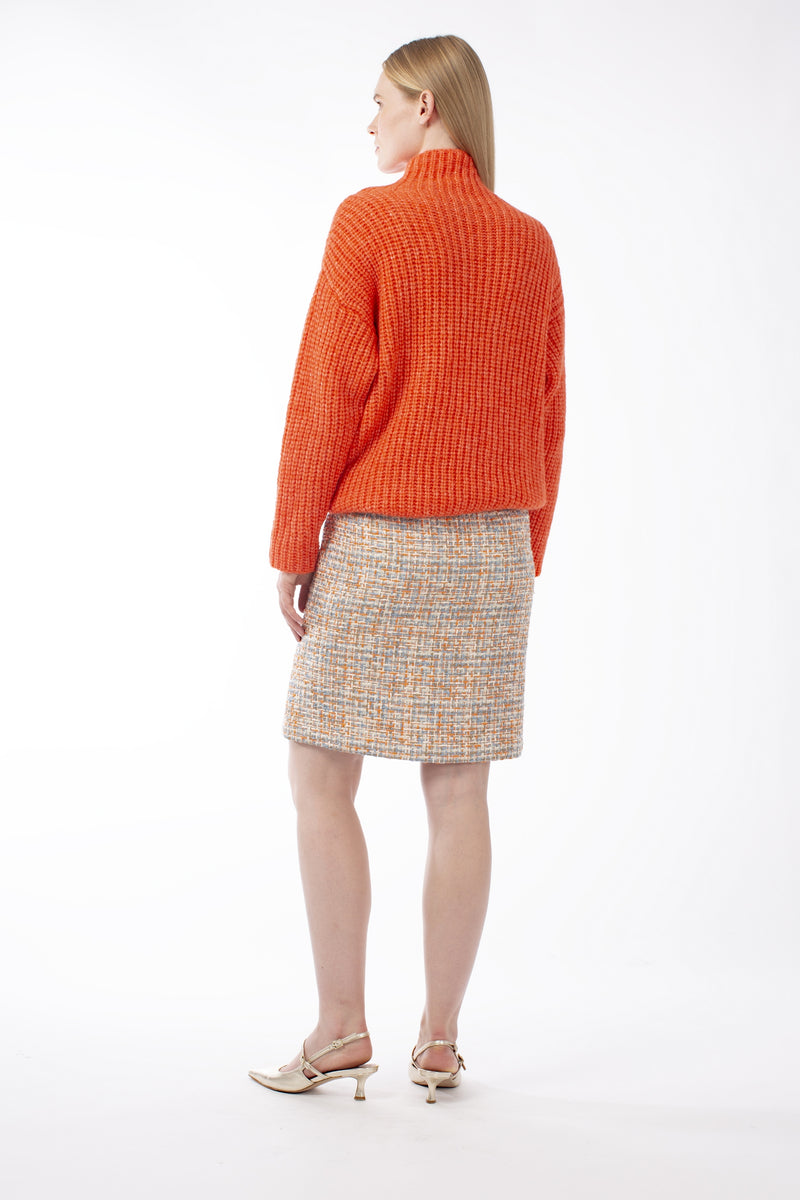 ALPACA WOOL RELAXED CHUNKY-KNIT JUMPER GIOLLINE