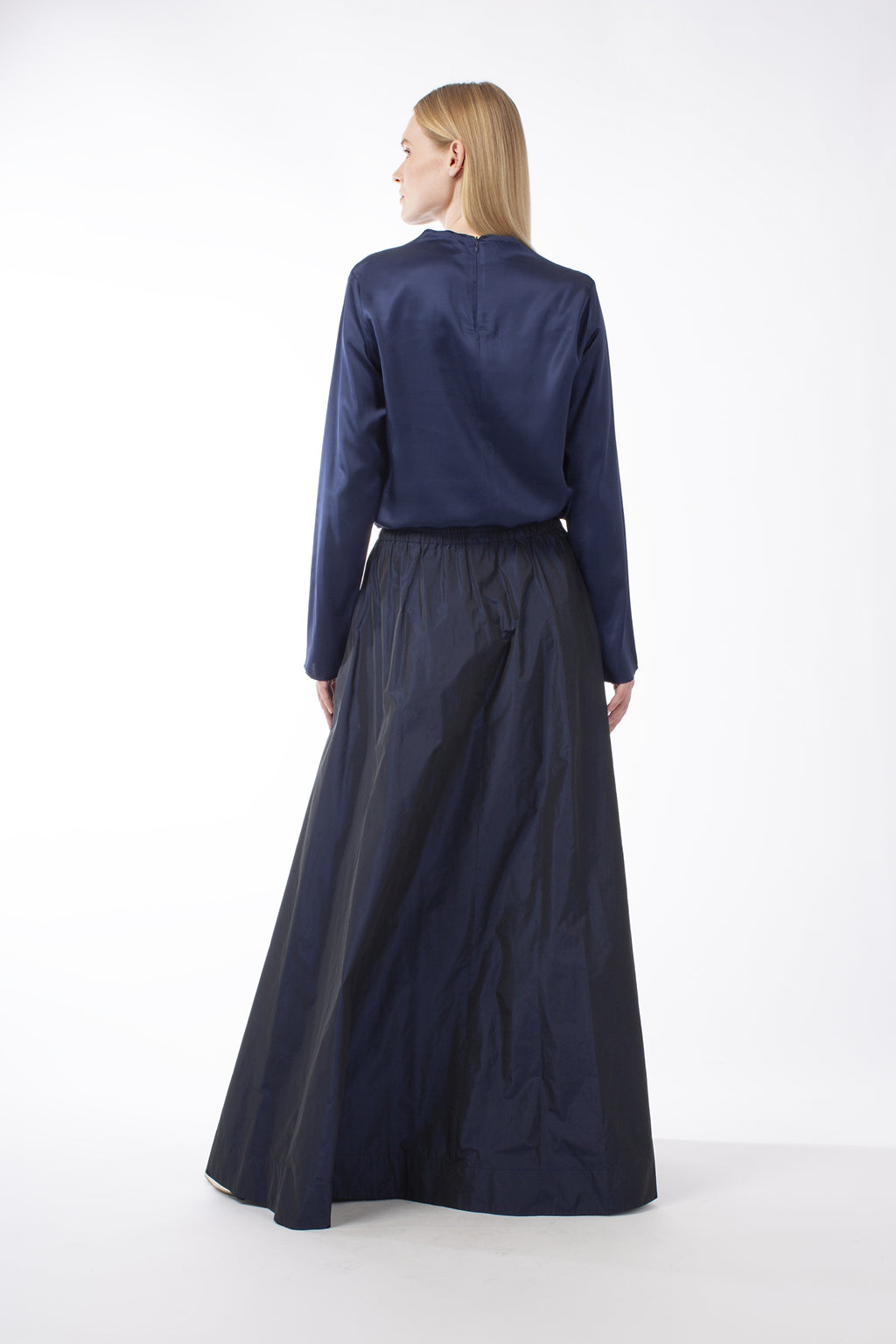 TAFFETA MAXI-SKIRT ODINA - SKIRTS - SCAPA FASHION - SCAPA OFFICIAL